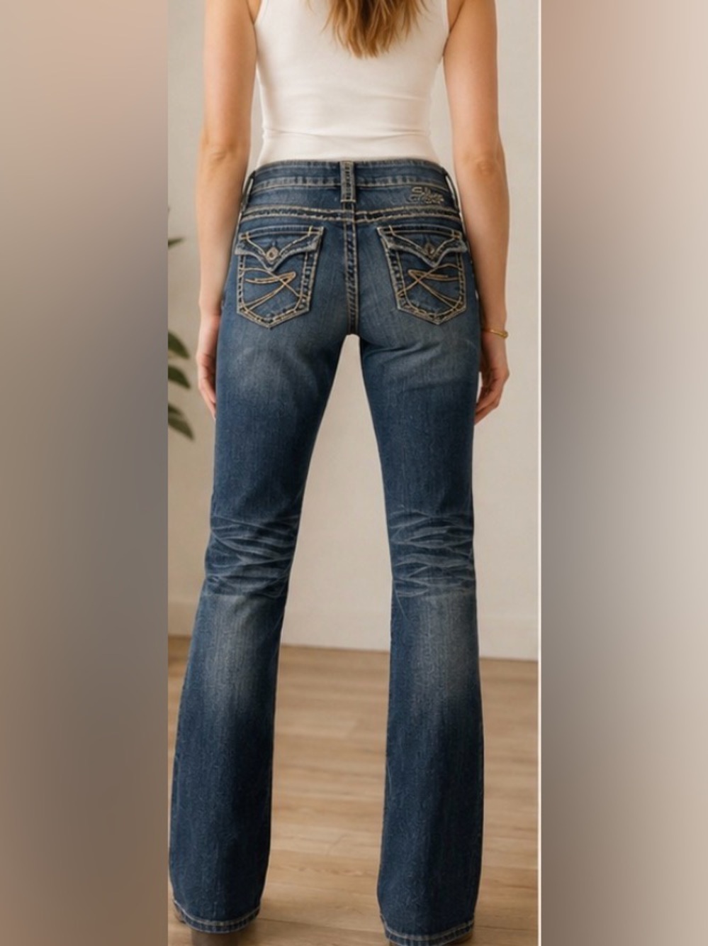 Silver Jeans McKenzie Slim Bootcut Jeans – W29/L31 – Low Rise